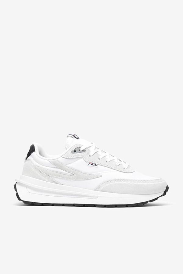 Tennis Shoe Fila Mulher Branco/Pretas/Vermelhas - Fila Renno Chunky White En Portugal,VEOK-38249